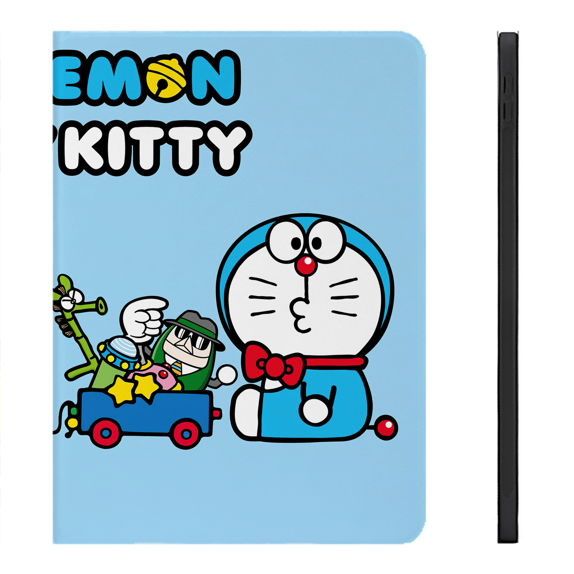（画像用） ドラえもん Doraemon IPadケース ペンホルダー付き ブックスタイルデザイン